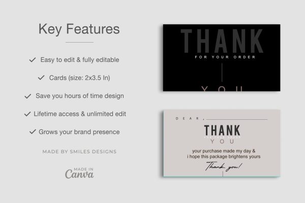 Brea Thank You Card_key features