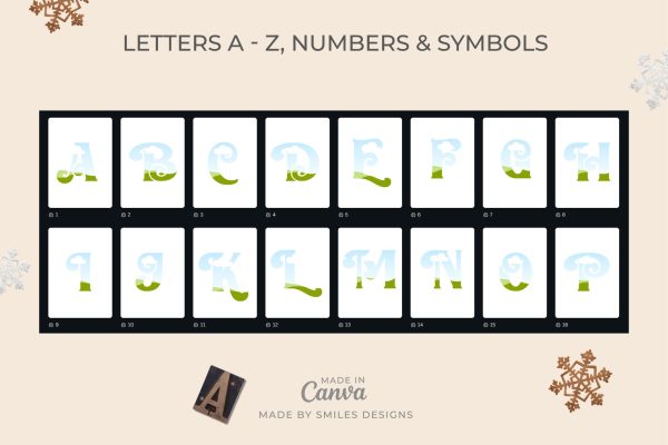 Bulletin Board Letters_Melati Retro Christmas Classroom Decor 3