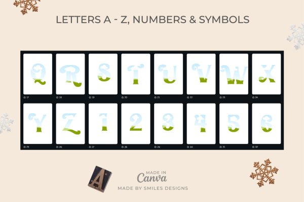 Bulletin Board Letters_Melati Retro Christmas Classroom Decor 4