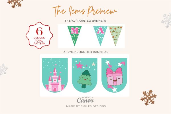 Winter Wonderland Classroom Bulletin Board Bunting & Banners - Holiday Themes 3