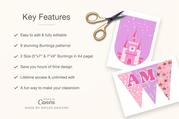 single product page design_Winter Wonderland Classroom Bulletin Board Bunting & Banners - Holiday Themes_v2-2