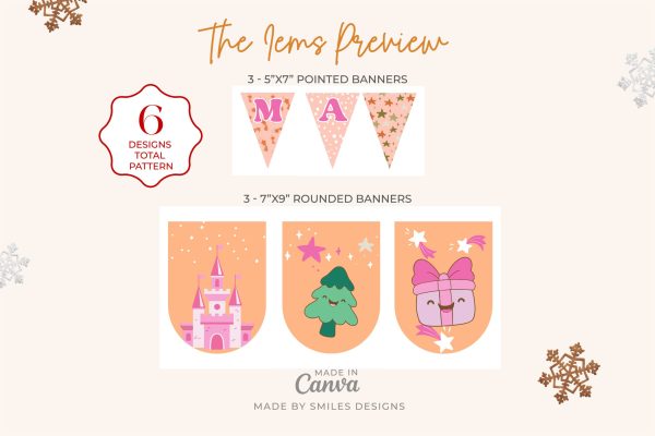 single product page design_Winter Wonderland Classroom Bulletin Board Bunting & Banners - Holiday Themes_v3-3