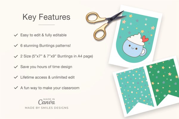 Winter Wonderland Classroom Bulletin Board Bunting & Banners - Holiday Themes_v4-2