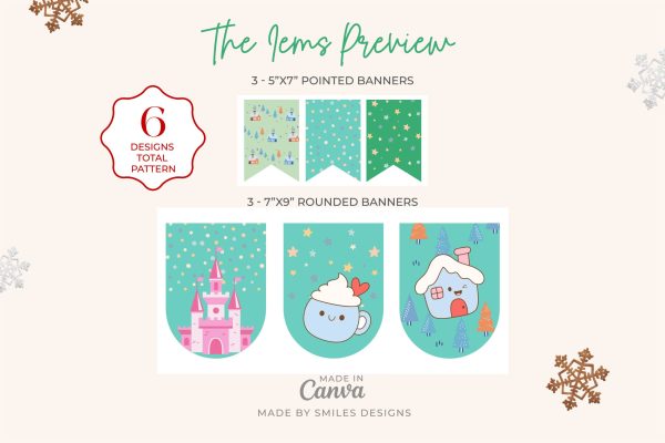 Winter Wonderland Classroom Bulletin Board Bunting & Banners - Holiday Themes_v4-3