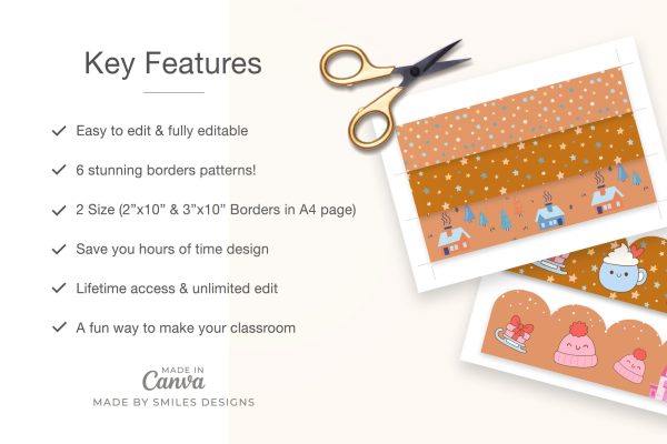 single product page design_Winter Wonderland Classroom Bulletin Board Borders Classroom Decor_V5-2