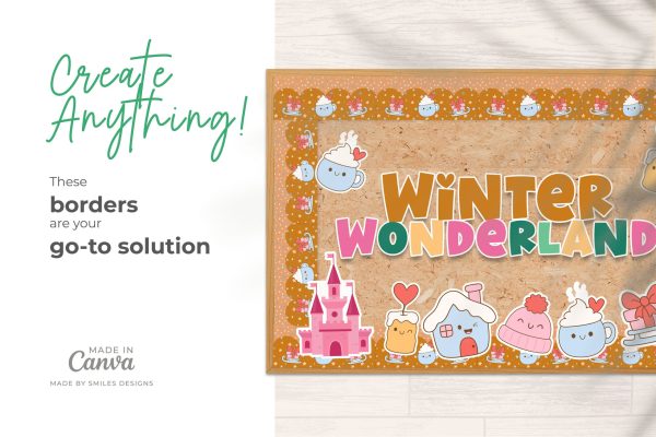 single product page design_Winter Wonderland Classroom Bulletin Board Borders Classroom Decor_V5-5