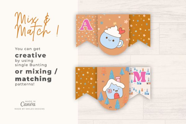 single product page design_Winter Wonderland Classroom Bulletin Board Bunting & Banners - Holiday Themes-V5-4