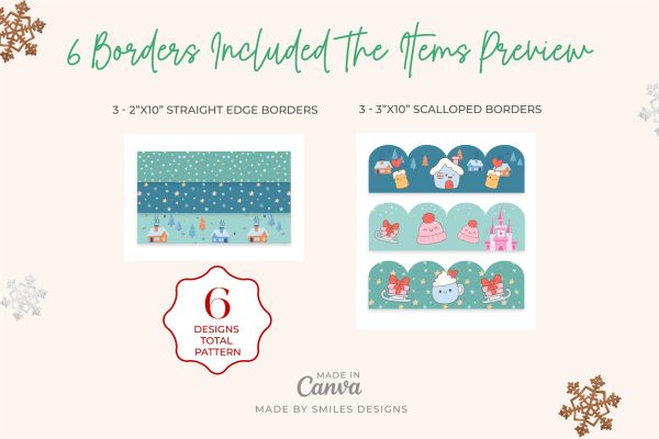 single product page design_Winter Wonderland Classroom Bulletin Board Kit - Holiday Themes V4-3