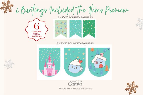 single product page design_Winter Wonderland Classroom Bulletin Board Kit - Holiday Themes V4-4