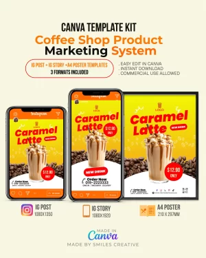 Coffee Shop Product Kit – Canva Templates for Cafes & Small Restaurants_0001