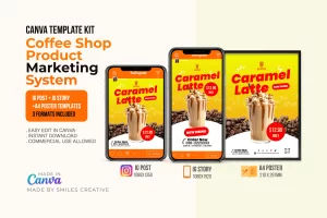 Coffee Shop Product Kit – Canva Templates for Cafes & Small Restaurants_001