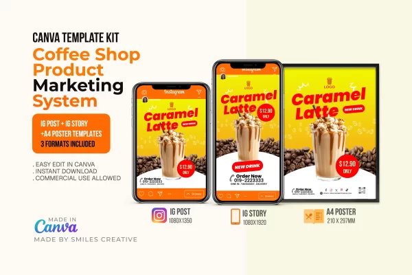Coffee shop Product_001 marketing system 1