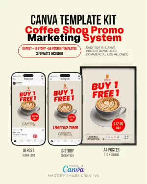 Coffee Shop Promo Kit – Canva Templates for Cafes & Small Restaurants_0003