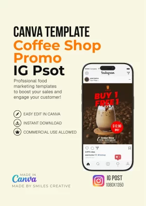 Coffee Shop Promo - IG Post – Canva Templates for Cafes & Small Restaurants_0002