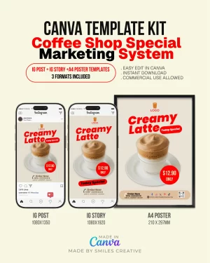 Coffee Shop Special Kit – Canva Templates for Cafes & Small Restaurants_0003