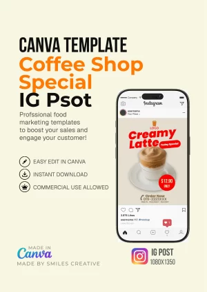 Coffee Shop Special - IG Post – Canva Templates for Cafes & Small Restaurants_0003