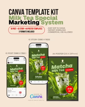 Milk Tea Special Kit – Canva Templates for Cafes & Small Restaurants_0002